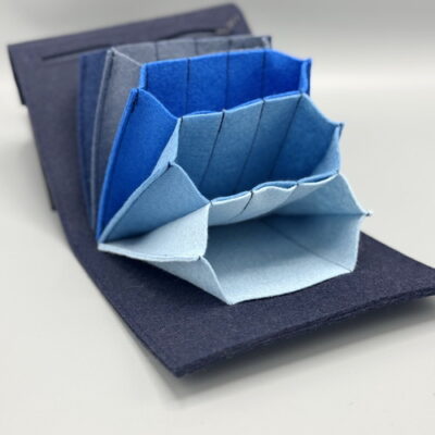 Seilsystemtasche für normale Spitzen "Welle bei Nacht"