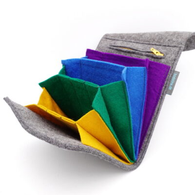Nadeltasche2go "Granit & Regenbogen"