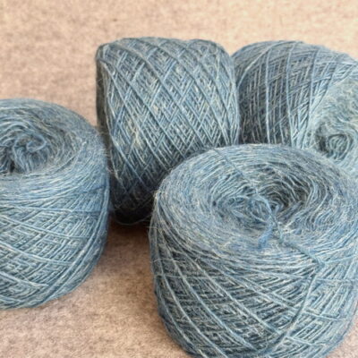 Wool Linen Single, blau