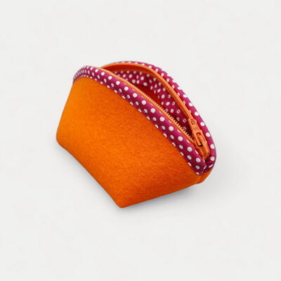 Accessory bag "Orange mit Beere"
