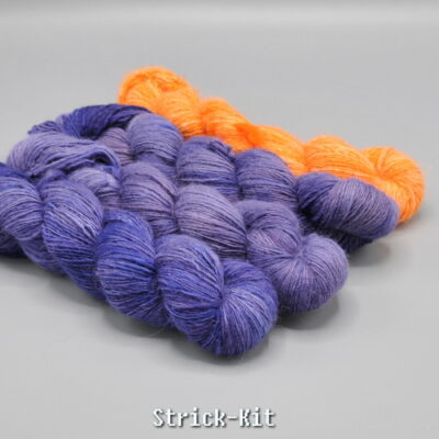 Alpakara Unica Kit "Mandarine mit Kontrast"