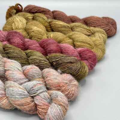 Alpakara Unica SET ERDIG (7 skeins running lengths varying between 200>280 mtr)