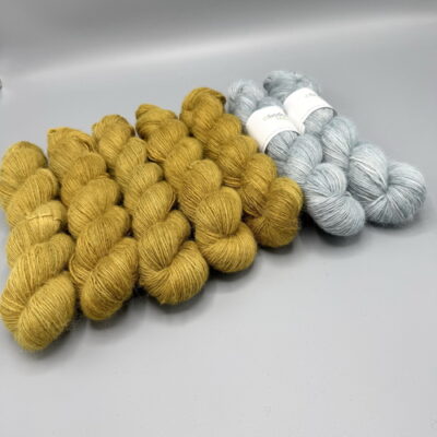 Alpakara Unica SET "Okker & Eisig" (Okker: LL approx. 345 mtr/Eisig LL approx. 325 mtr)