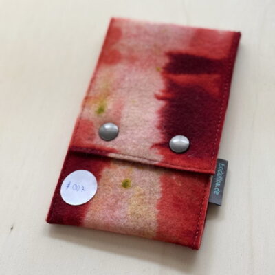 Knitting needle case UNIKAT hand-dyed #007