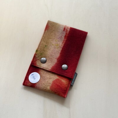 Knitting needle case UNIKAT hand-dyed #009