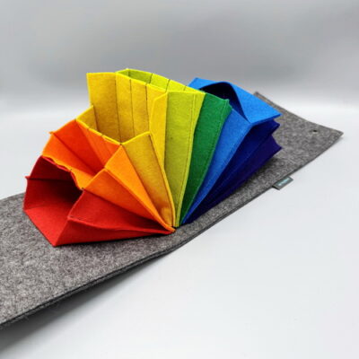 NADELTASCHE MULTIFUNKTIONAL "Regenbogen im Granit"