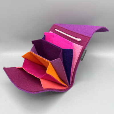 Needle bag2Go "colorful, berry unique piece"