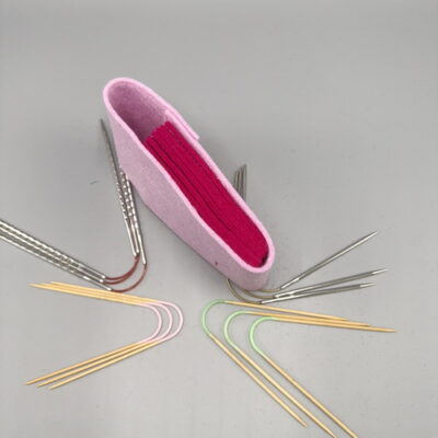 Teeny Tiny Needlebag "Rosa & american Pink"