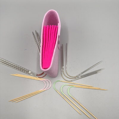 Teeny Tiny Needlebag "Rosa & Shocking Pink"