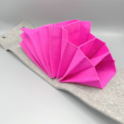 Needlebag multifunctional "pebble & shocking pink"