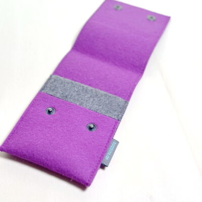 Stricknadel-Etui "Magenta & Granit"