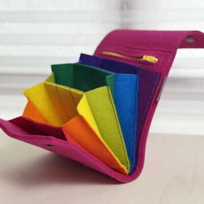 Nadeltasche2Go "pinker Regenbogen"