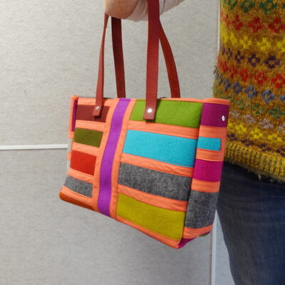 Shopperle (Tote Bag):  Unikat Geranie No. 2