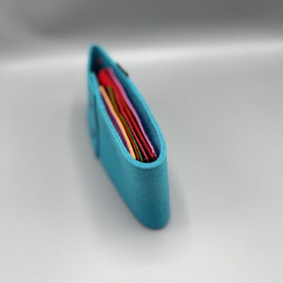 Nadeltasche für 15 & 20 cm Nadelspiele “TÜRKISBUNT - Unikat"