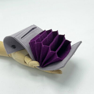 Seilsystemtasche für kurze Spitzen "Mauve & Brombeer"